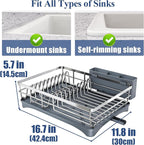 SNTD Dish Drying Rack for Kitchen Counter - Image 5