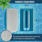 U.S. Pool Supply Hand-Held and Pool Pole Attachment Scrub Brushes - Image 3