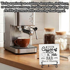 Coffee Bar Sign, Love is Brewing Farmhouse Tabletop Decor, Coffee and Tea Lover - Image 4