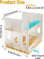 NiHome Bamboo Pull-Out Spice Rack Organizer - Image 7