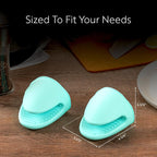 Comfy Grip 4.3 x 3.5 x 4.2 Inch Mini Oven Mitt Pot Holders, 1 Food-Grade Finger - Image 2