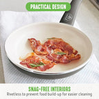 GreenLife Non Stick Fry Pan Set, Non-Toxic PFAS-Free Ceramic Skillets, - Image 8