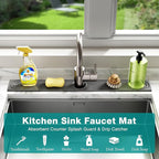 Stone Faucet Mat for Kitchen Sink - Image 6