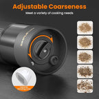 SIMPLETASTE Electric Salt and Pepper Grinder Set - Image 5