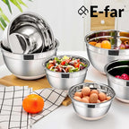 E-far Stainless Steel Mixing Bowls - Image 8