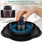 Mini Dish Brush for Cleaning Chicken Shredder, Palm Brush Dish Scrubber - Image 3