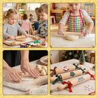 BILLIOTEAM 12 Pack 8 Inch Mini Wood Rolling Pin, Small Wooden Rollers - Image 7