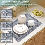 Dish Drying Mat for Kitchen Counter 2 Pack - Image 4