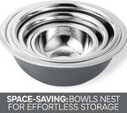COOK WITH COLOR Stainless Steel Mixing Bowls Set - Image 4