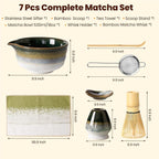 Matcha Whisk Set, Ceramic Matcha Kit Desert Style, Matcha Whisk and Bowl - Image 2