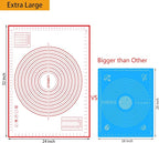 Silicone Baking Mat，Non Stick Rolling Dough - Image 7