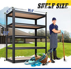 71"H-35"W-15.7"D Garage Shelving-2050LBS 5 Tier Storage Shelves, Adjustable - Image 3