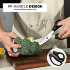 Heavy Duty BBQ Shears, Super Sharp All Purpose Kitchen Poultry Shears, Korean - Image 5