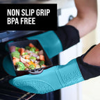 BPA-Free Soft Silicone Oven Mitts - Image 5