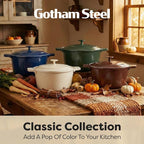 Gotham Steel 5 Qt Lightweight Dutch Oven Pot - Image 8