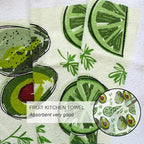 Oven Mitts and Potholders Dish Towles Set 100% Cotton - Image 4