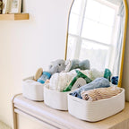 NaturalCozy 11.8"x8"x4.5” Storage Baskets - Image 8