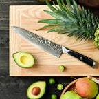 Sunnecko 8 Inch Japanese Damascus Chef Knife - Image 6