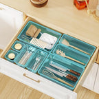 WOWBOX 32 PCS Plastic Drawer Organizer Set, 4 Sizes Desk Drawer Organization - Image 7