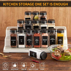 Skiileor 25 Pcs Spice Jars - Image 5