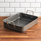 Rachael Ray Bakeware Nonstick Roaster/Roasting Pan - Image 5
