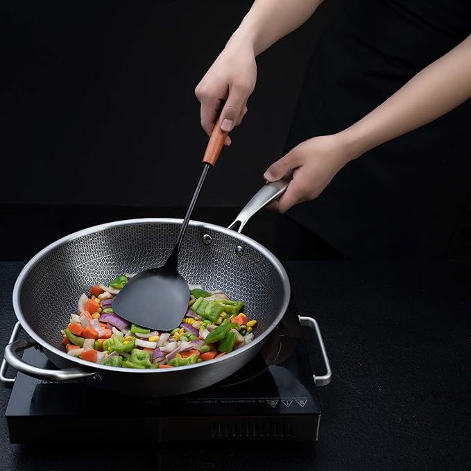 FJNATINH Wok Spatula 15 inches Spatulas - Image 6