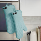 KITCHENAID Gourmet Series Gridlines Oven Mitts 2-Pack Set, Heat Resistant up to - Image 5