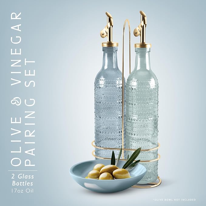 COOK WITH COLOR Glass Olive Oil Bottle Dispenser - Image 2