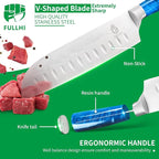 FULLHI 15pcs Japanese Knife Set - Image 3