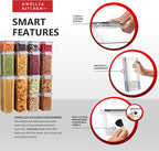DWËLLZA KITCHEN Set of 14 Airtight Food Storage Containers - Image 4