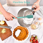 14in Extra Large Silicone Spatula: U-Taste 600ºF Heat Resistant Flexible - Image 4
