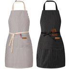 BeLuyi 2 Pack Adjustable Bib Apron by BELUYI