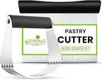 Spring Chef Dough Blender & Pastry Cutter Tool, Stainless Steel Pastry Blender by SpringChef
