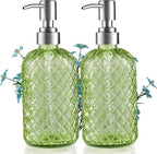 14 Oz Refillable Glass Soap Dispenser by Kaishun
