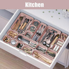Plastic Drawer Organizers, Bathroom and Vanity Organizer Plastic Tray, Makeup - Image 5