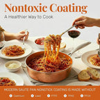 GOTHAM STEEL 4 Qt Saute Pan - Image 4