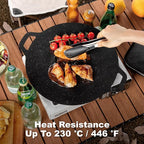 600ºF Heat Resistant Kitchen Tongs, 9.57 inch Tongs - Image 2