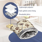Dog Bone Paw Print Pot Holders and Oven Mitts Set Silicone Cute Animal Paws - Image 5