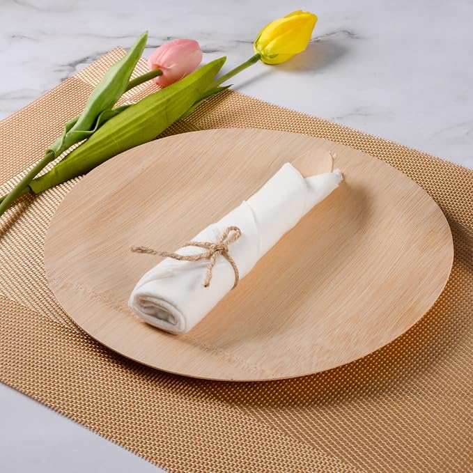 Pre Rolled Napkin and Bamboo Cutlery Set - Image 3