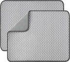 SUBEKYU Dish Drying Mat for Kitchen Counter, Microfiber Absorbent Dishes by SUBEKYU