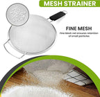 9" Large Fine Mesh Strainer - Image 7