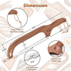 Bread Knife for Homemade Bread, 14.5" Wooden Sourdough Bread Knife, Sourdough - Image 5
