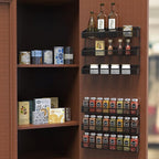 AULEDIO 2 Pack Spice Rack Organizer, 3 Tier Counter-top Stand or Wall Mounted - Image 4
