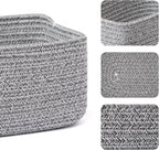 MiniArk Small Storage Baskets for Organizing | Closet Organizer Bins | Shelf - Image 2