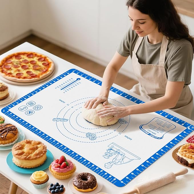 Silicone Baking Mat With 10 Recipes, Silicone Macaron Baking Sheet by Bredominant