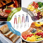 4Pcs Stainless Steel Kitchen Tongs - Image 7