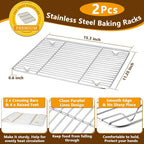 P&P CHEF 16 Inch Stainless Steel Baking Sheet - Image 3