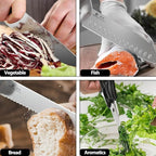 imarku® Kitchen Knife Set, Premium Razor-Sharp Chef Knives Set - Image 5