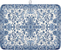 Chinoiserie Floral Dish Drying Mat by Kawani
