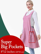 Cozy Adjustable Cross Back Aprons - Image 2